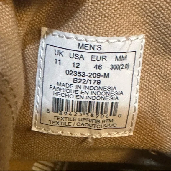 Palladium men’s baggy shoes / boots in Woodlin color way size 12 - Picture 13 of 16